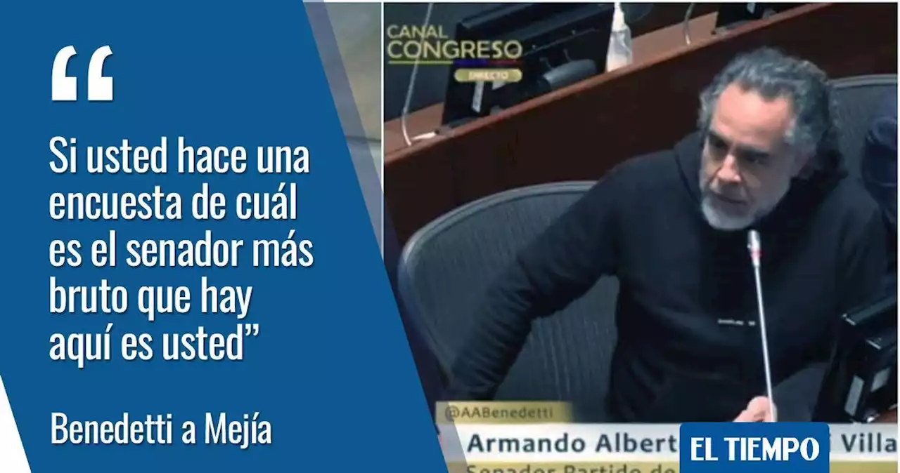 ¿Por qué Benedetti le dijo a un uribista el ‘más bruto del Congreso’?