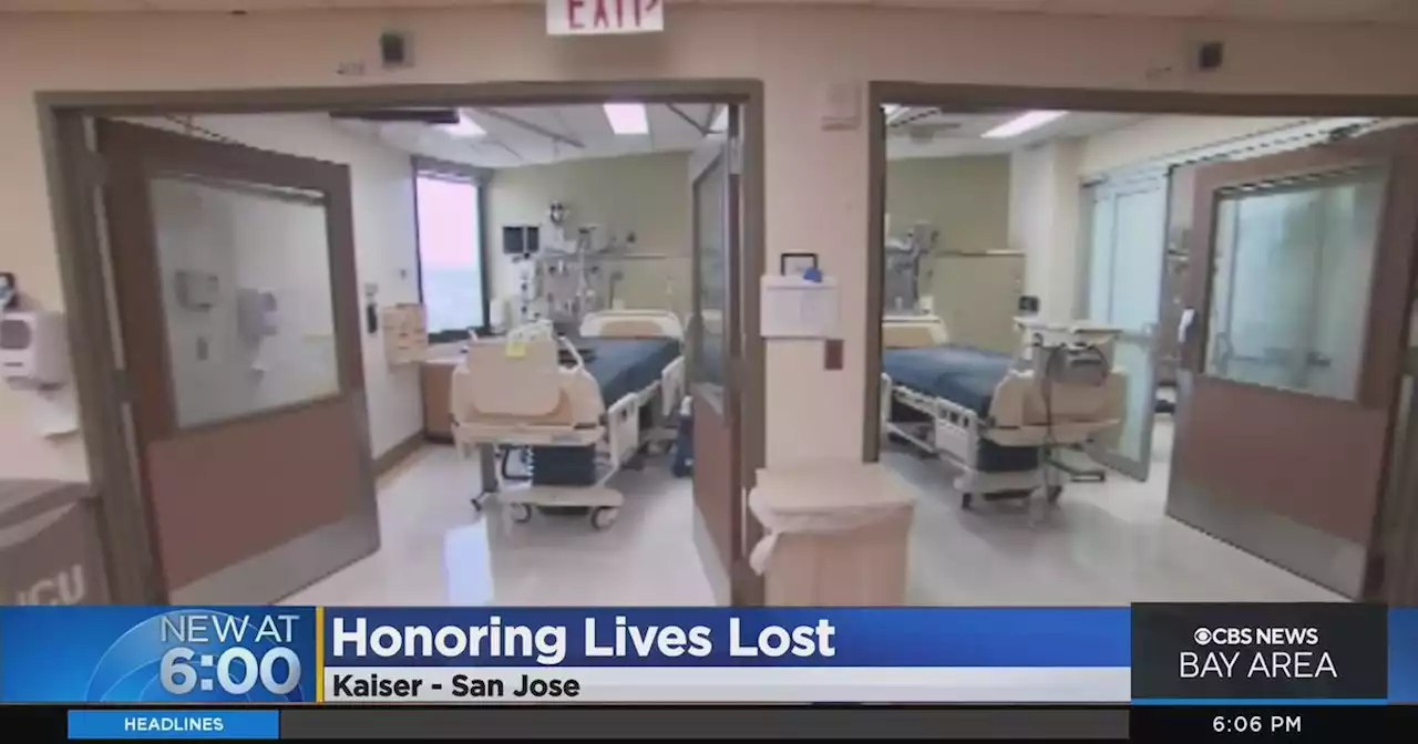 Kaiser San Jose hospital unveils memorial to 189 patients lost to COVID-19