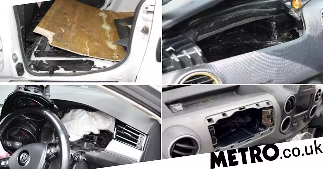 Gang garage which 'fits cars with secret drugs compartments' raided