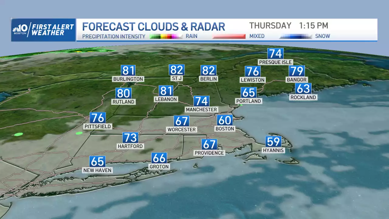 Warmup Begins Thursday After Cloudy, Cool Start