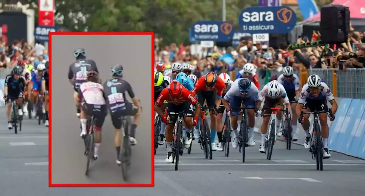 [Video] Fernando Gaviria terminó a empujones con rival del Giro de Italia; lo sancionarían - Pulzo