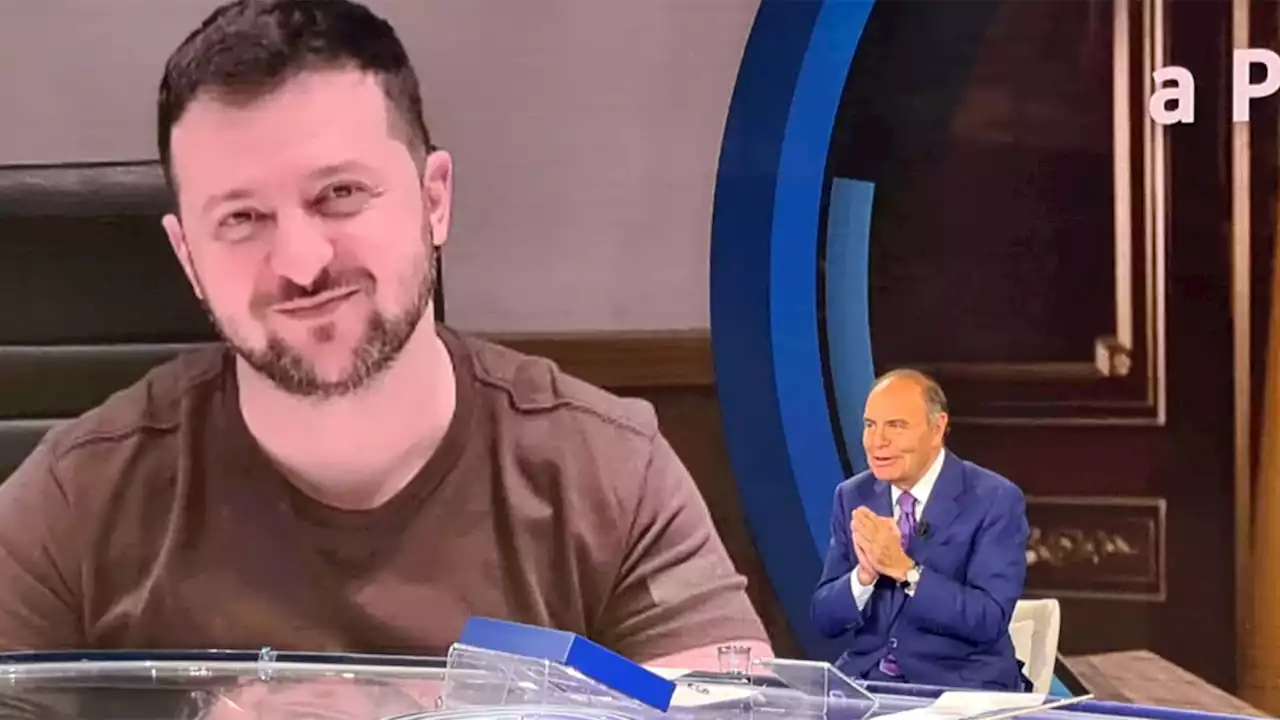 Zelensky a Porta a Porta: 'Pronto a parlare con Putin, ma senza ultimatum'