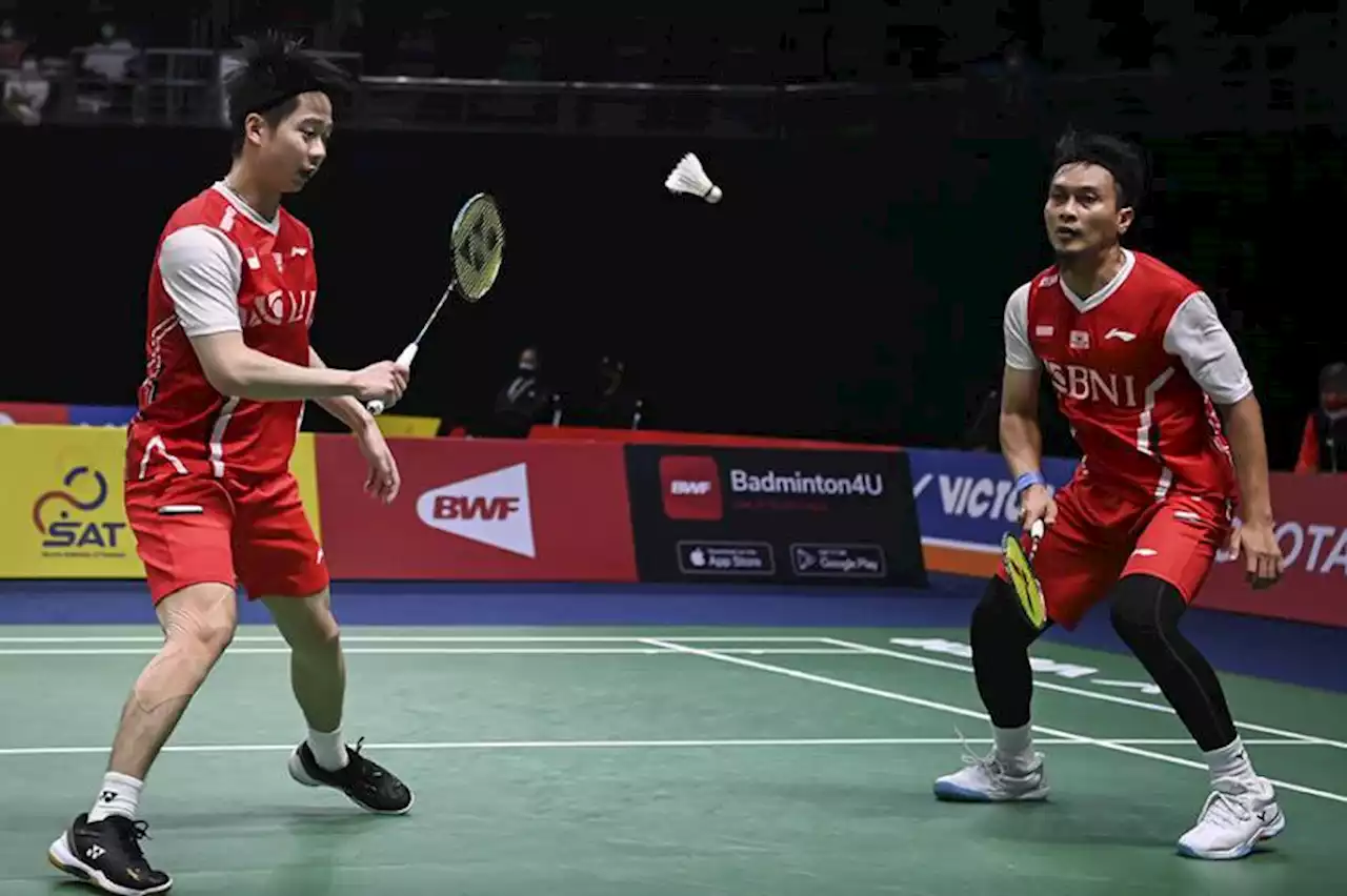 Hasil Piala Thomas 2022: Ahsan/Kevin Bawa Indonesia Unggul atas China 2-0