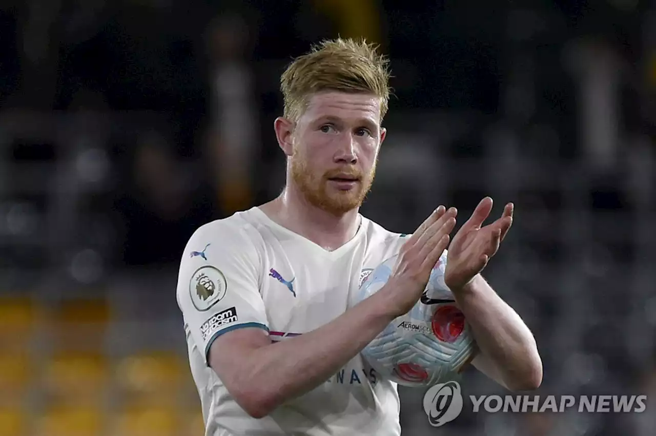 맨시티, 울브스 5-1 꺾고 EPL 2연패 눈앞…더브라위너 4골 폭격 | 연합뉴스