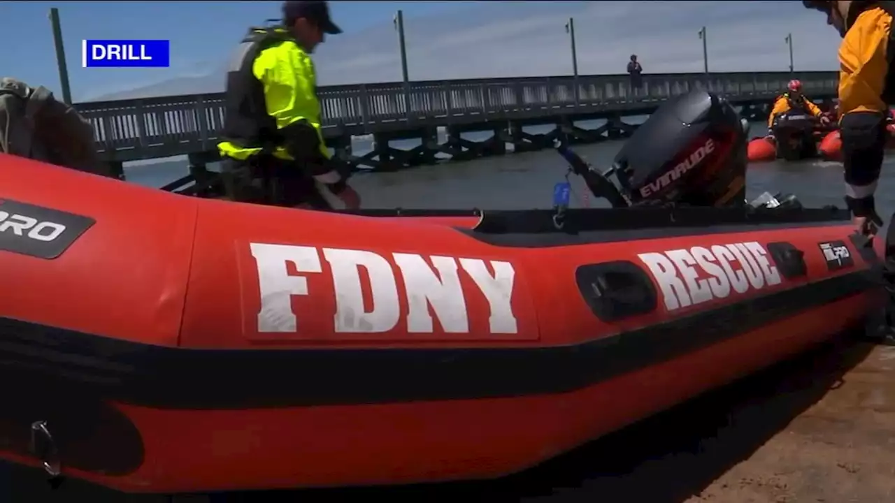 FDNY holds Category 4 hurricane drill on Fire Island