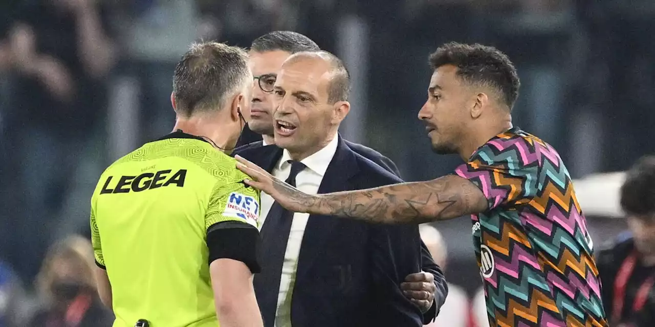 Juve-Inter: 'pedata' ad Allegri, un video svela cosa è successo