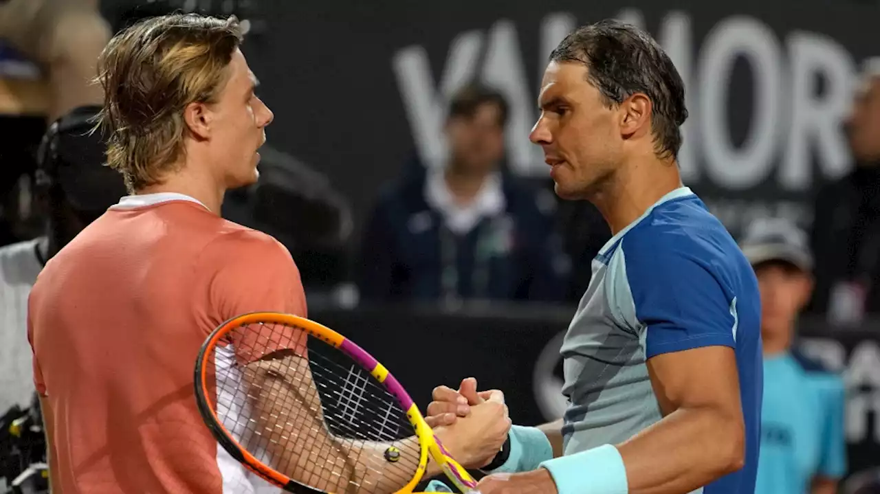 Nadal struggles with foot injury in Italian Open loss to Shapovalov