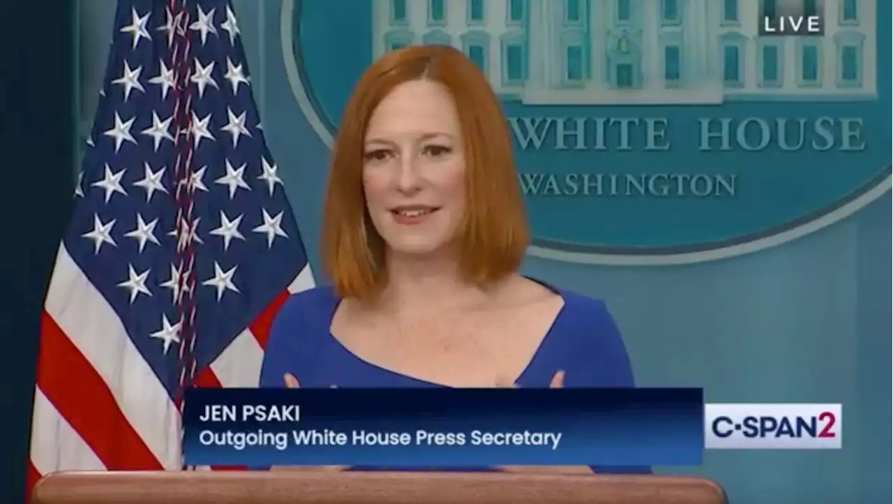 Jen Psaki Holds Her Final Press Briefing, Talks Of Helping To Return “Integrity, Respect And Civility To The White House”