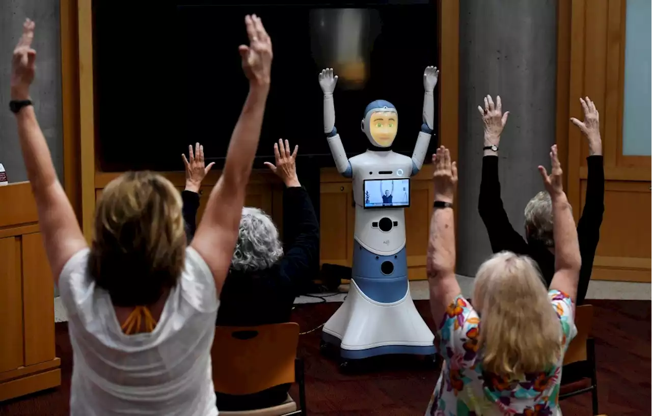 A robot teaching yoga to Denver seniors? It’s not a stretch.