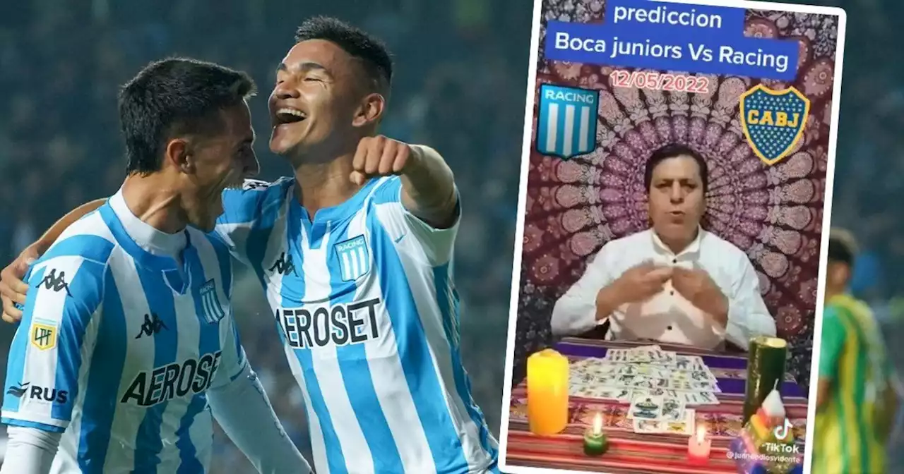 ¡Ahora el brujo dice que Racing va a ganarle a Boca!