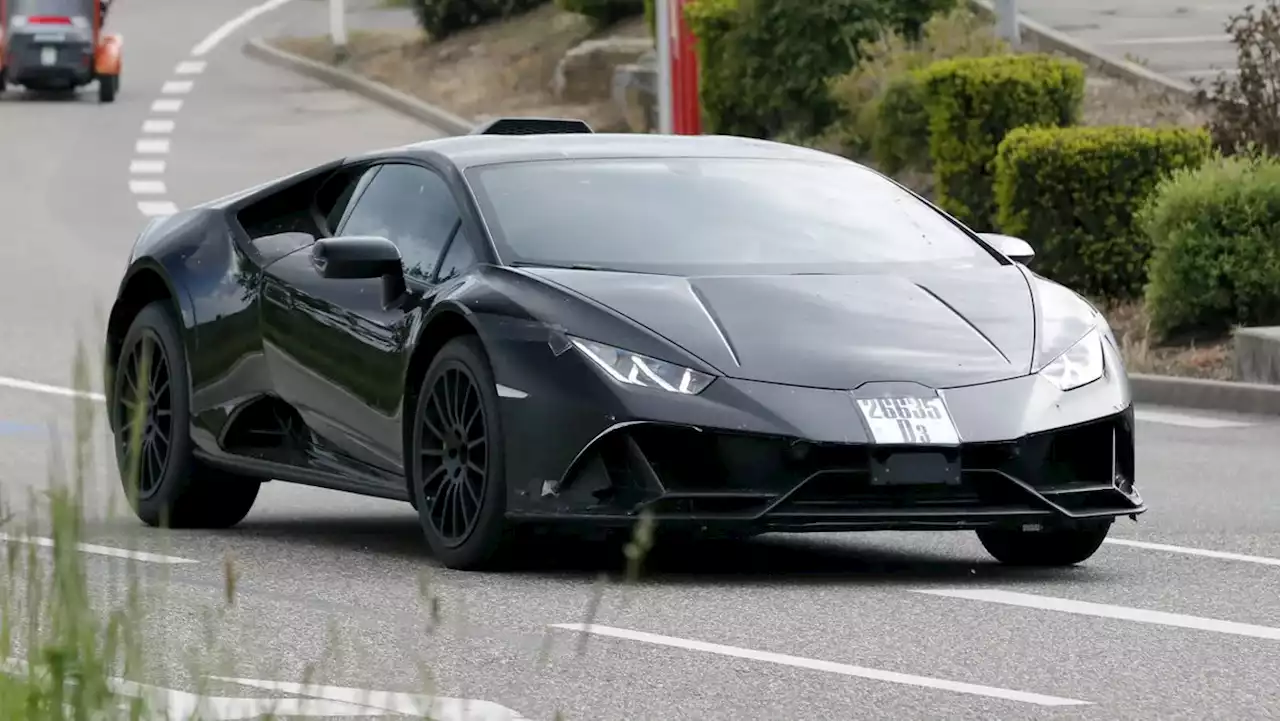 High-riding Lamborghini Huracàn Sterrato spied again – the real sports utility vehicle | Evo