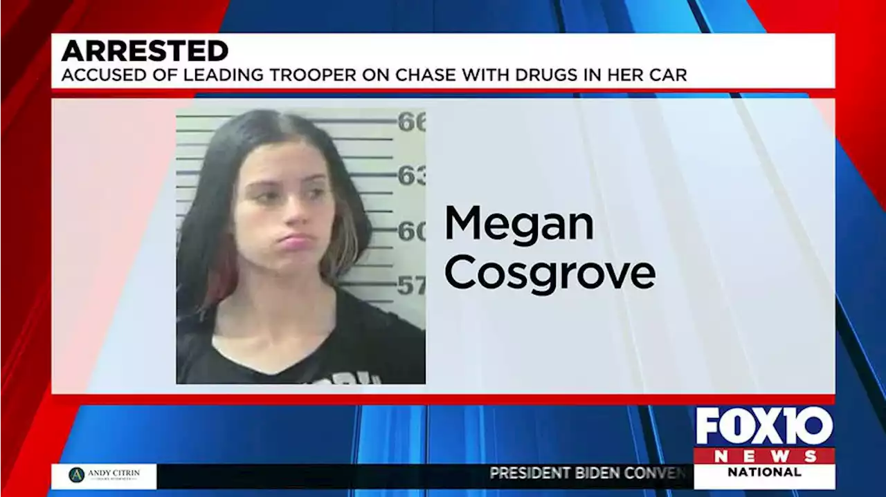 Woman accused of leading trooper on chase with drugs in car