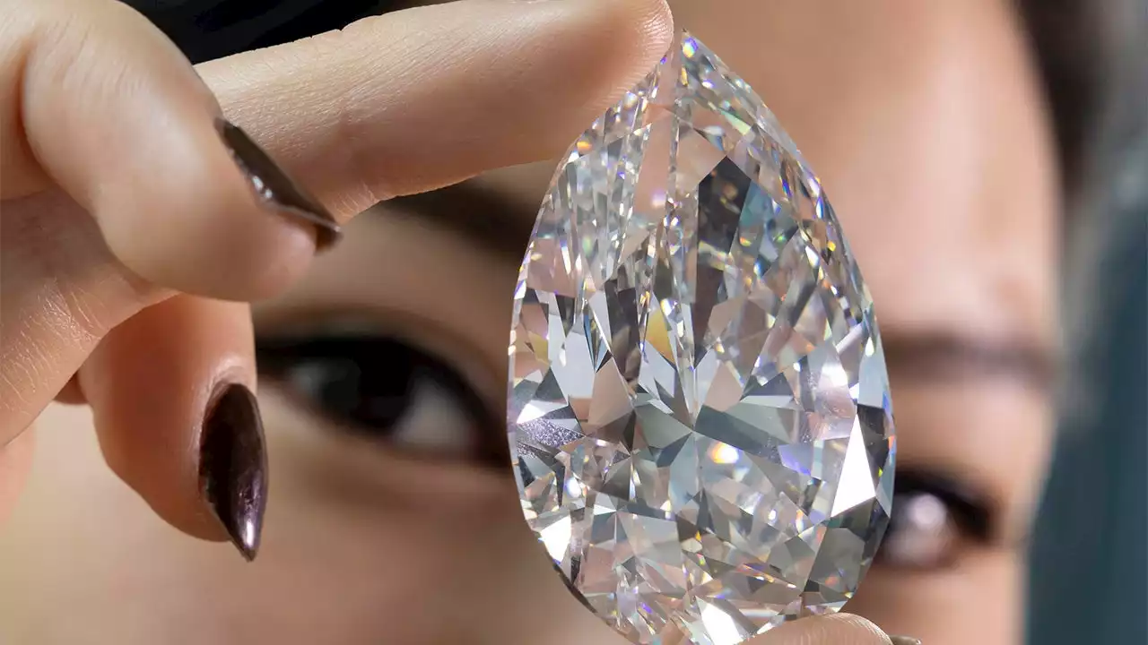 Largest white diamond ever auctioned fetches $21M