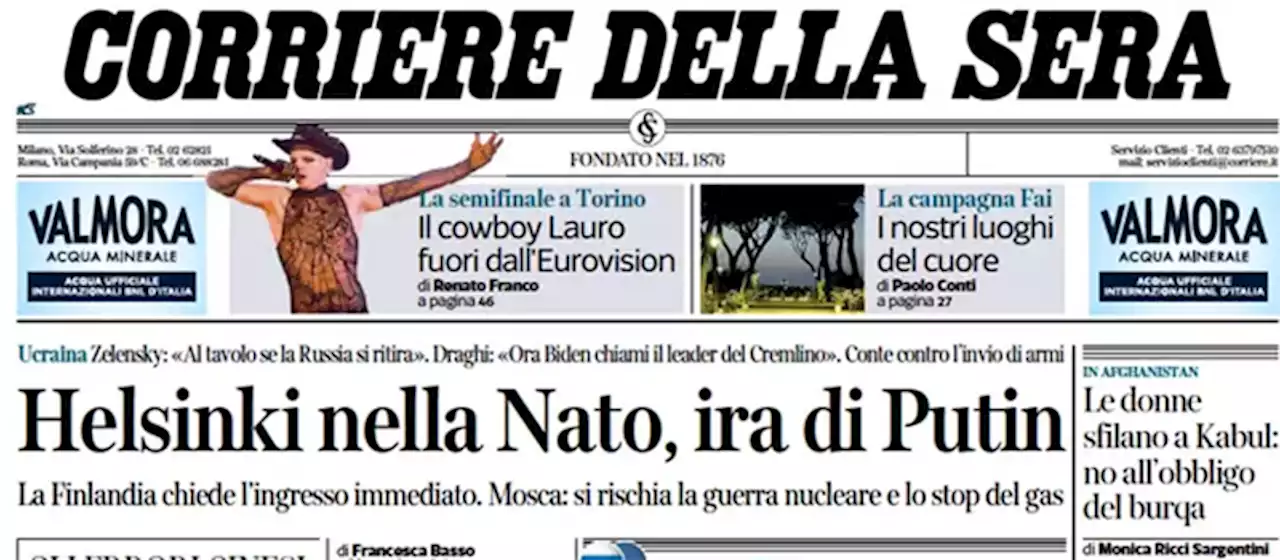 Le prime pagine di oggi - Il Post