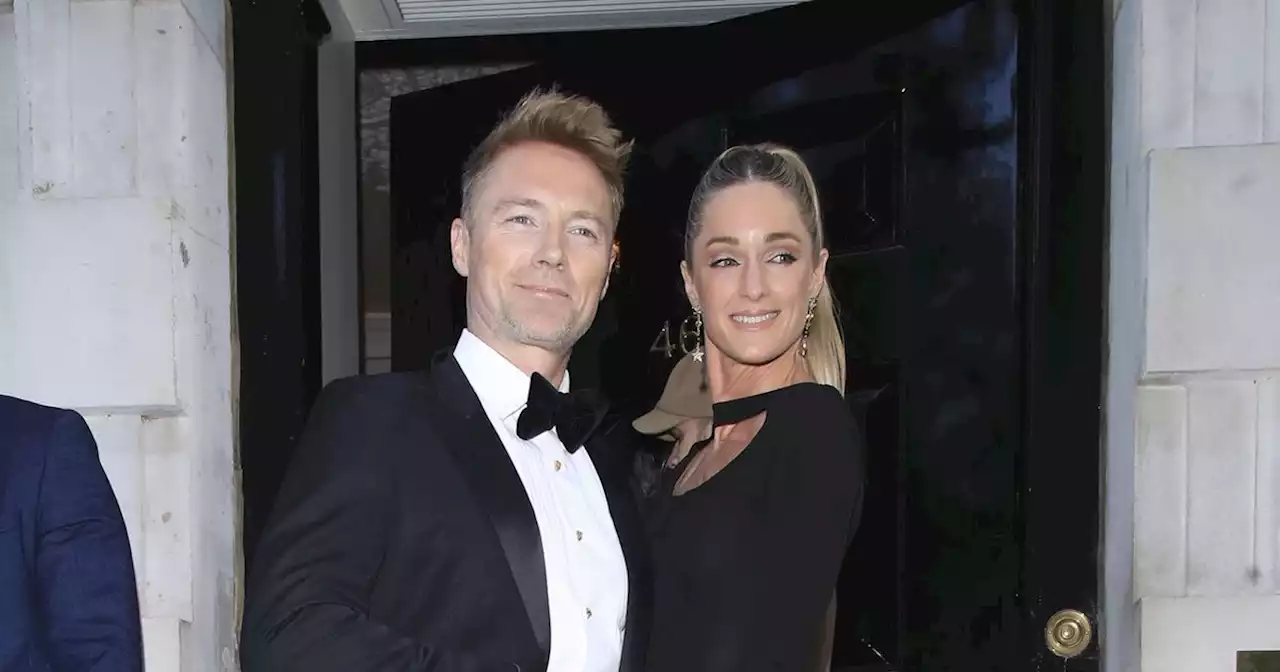 Ronan Keating and wife Storm sport glam black tie for date night away from kids