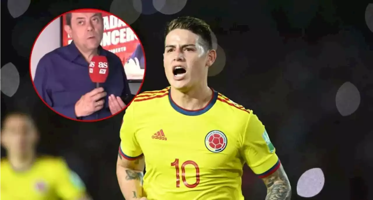 Periodista español la cogió contra James Rodríguez por apoyar a Luis Díaz en Champions - Pulzo