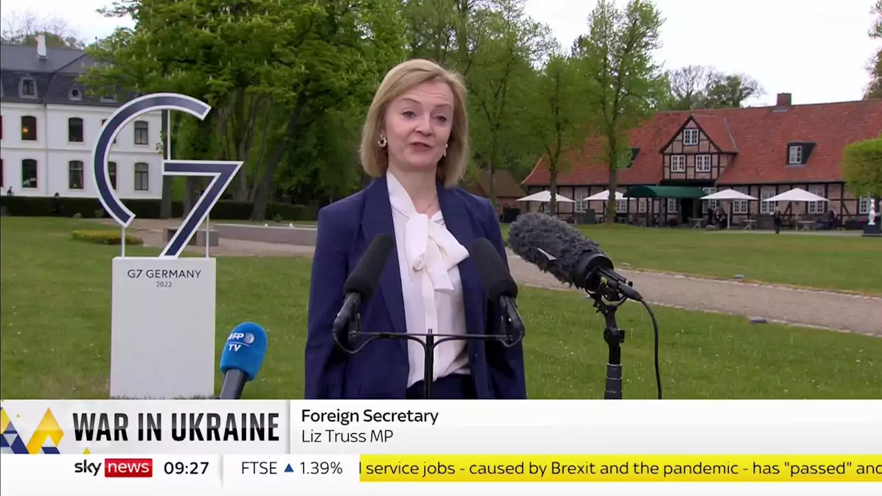 Ukraine war: Vladimir Putin 'humiliating himself on the world stage', says Liz Truss as she calls for allies to do more for Kyiv government