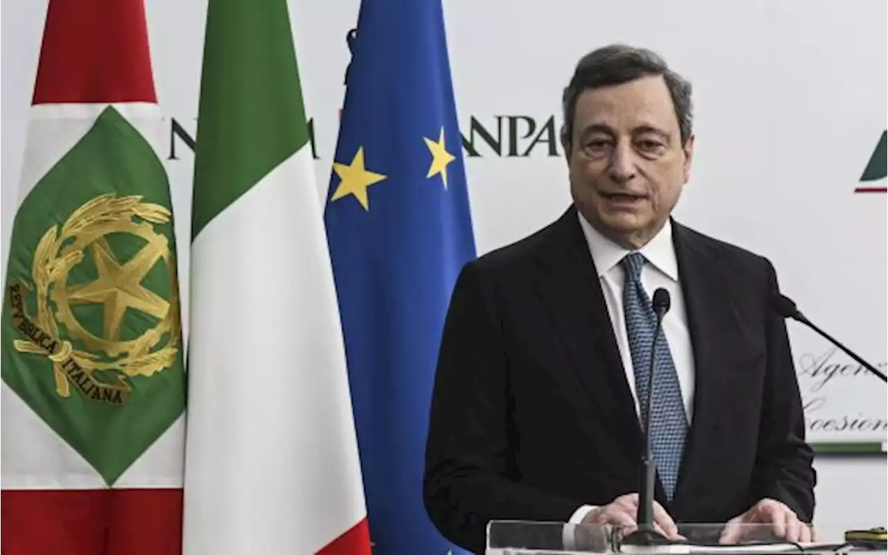 Draghi: “Vogliamo Sud protagonista, avanti con riforme per fondi Pnrr'