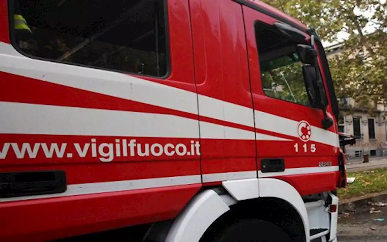 Incendio nell'Alessandrino, in fiamme 200 tonnellate di legna