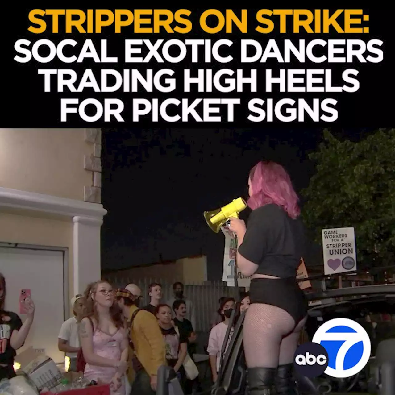 Strippers in North Hollywood are unionizing, demand better working conditions