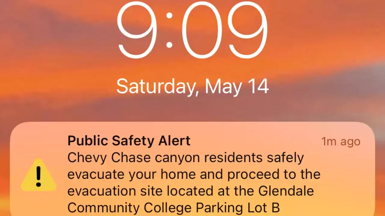 False alarm: Glendale 'evacuation alert' sent to phones across LA County was a drill, officials say