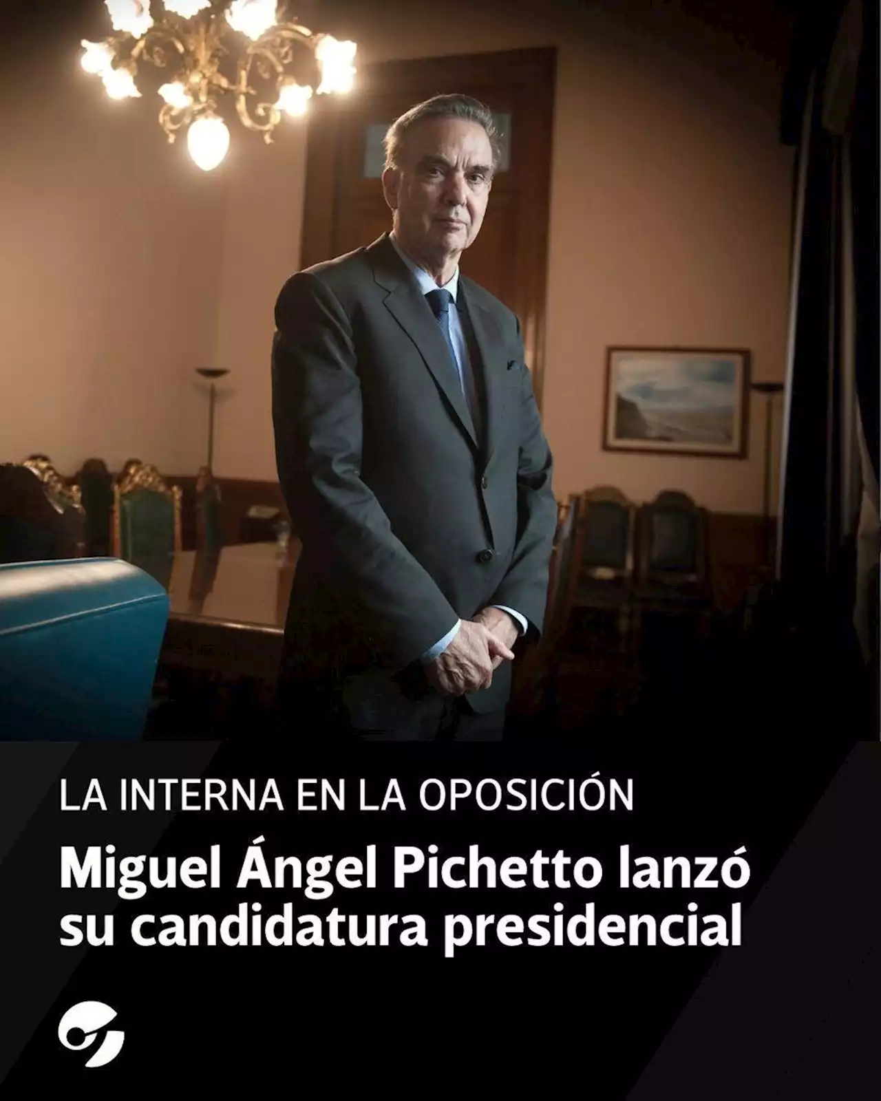 Miguel Ángel Pichetto lanzó su candidatura presidencial con el objetivo de ordenar la interna de Juntos por el Cambio