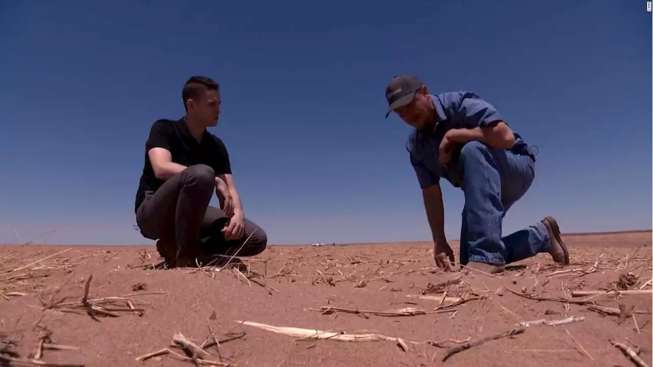 Video: US farmers stressed amid severe drought and inflation - CNN Video