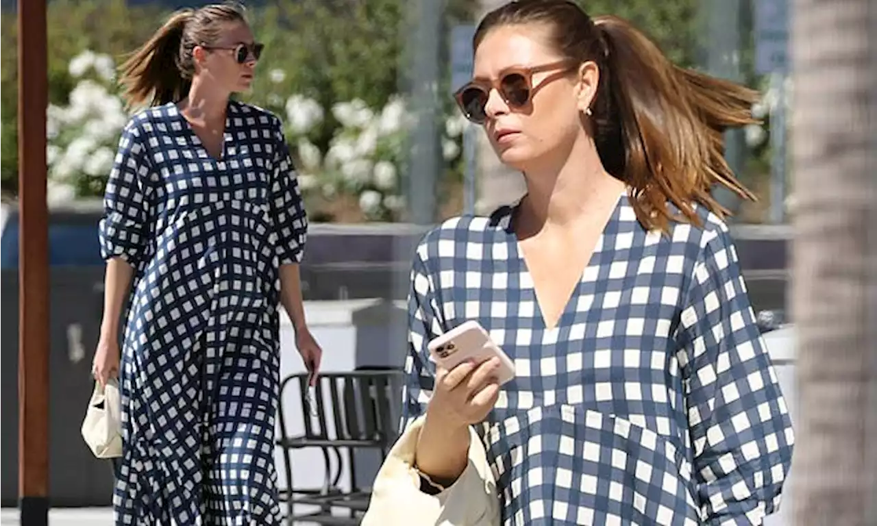 Maria seen out for FIRST TIME since announcing pregnancy