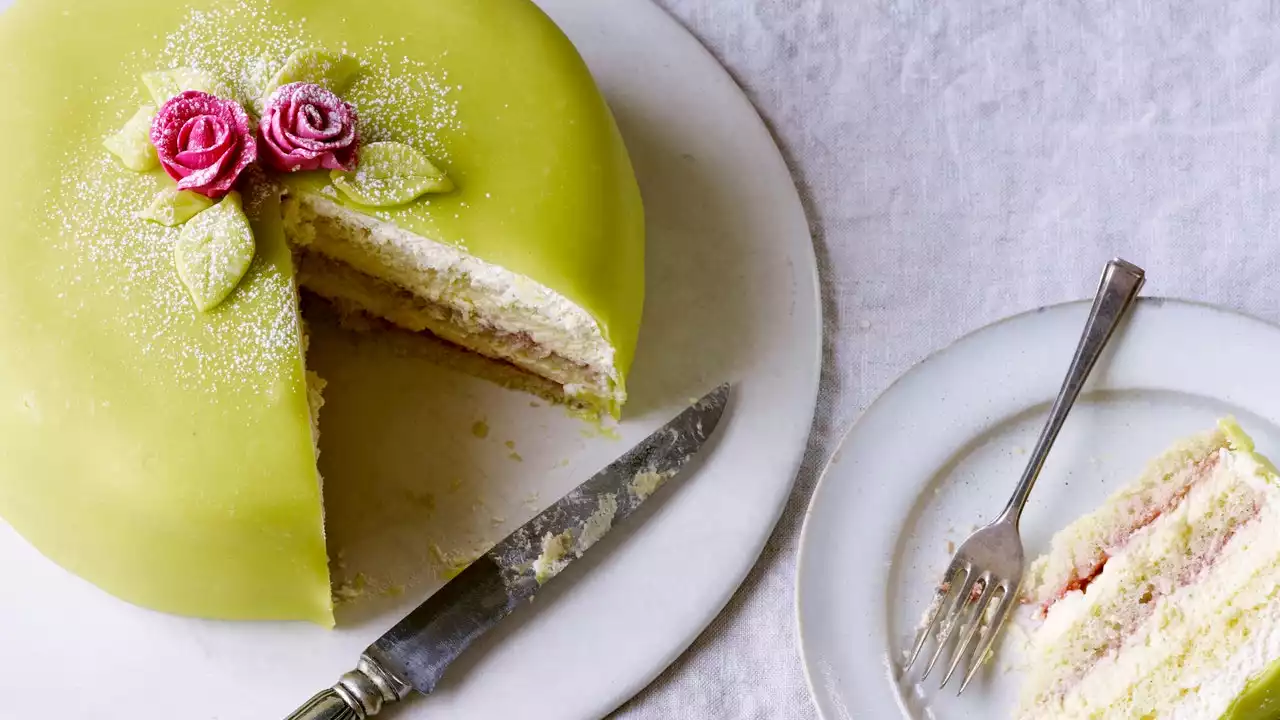 San Francisco’s Iconic Swedish Cake Is a Celebration of Whipped Cream and Marzipan