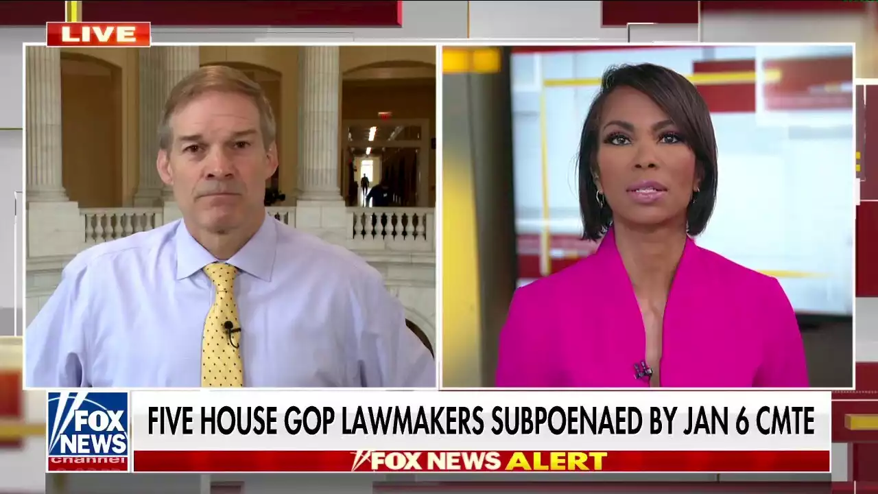 Jim Jordan slams Jan. 6 committee subpoenas: Democrats have 'broken every kind of precedent'