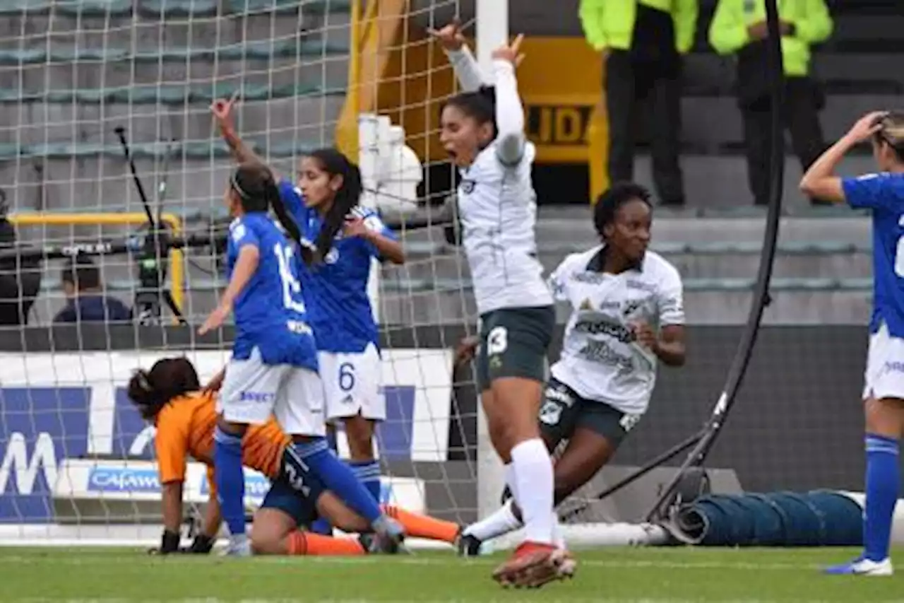 Cali pegó primero en cuartos de la Liga Femenina: venció a Millonarios