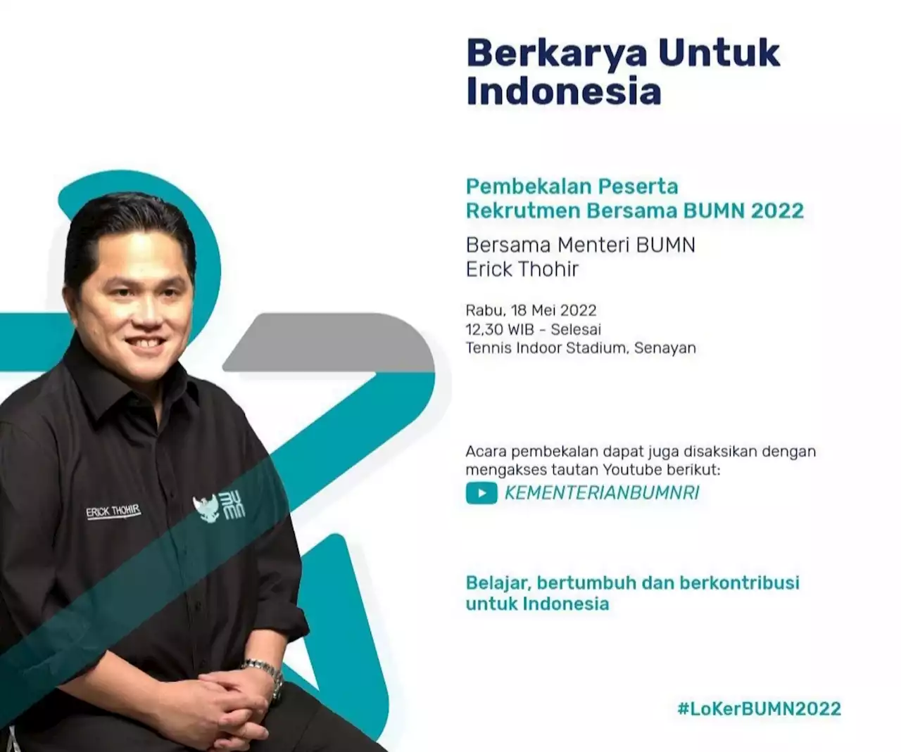 Pembekalan Peserta Rekrutmen BUMN 2022, Catat Lokasi dan Tanggalnya!