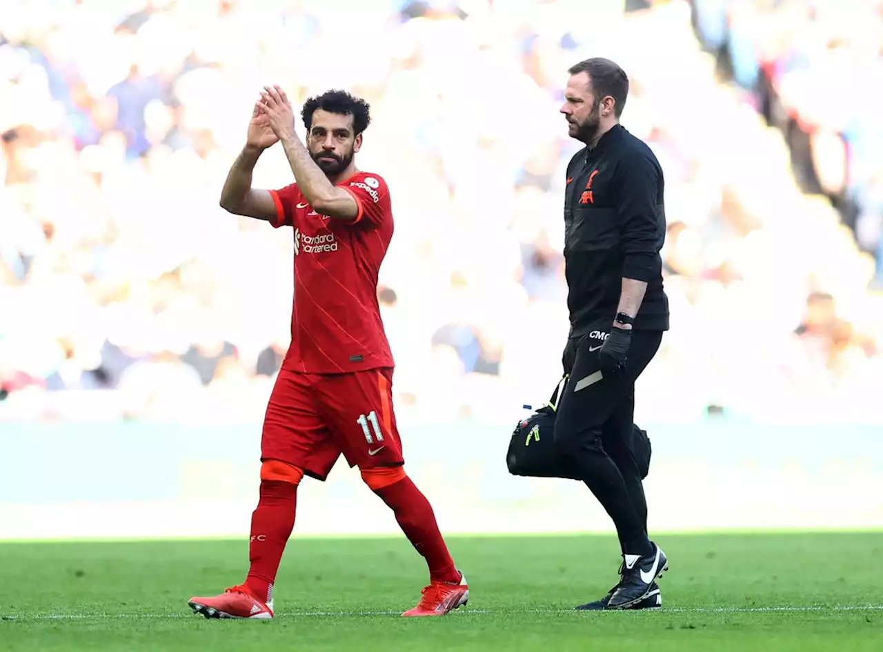 Mohamed Salah salió lesionado en la Final de FA Cup