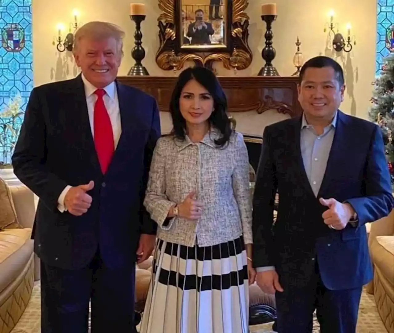 Hangat, Diskusi Dua Sahabat Hary Tanoe Trump