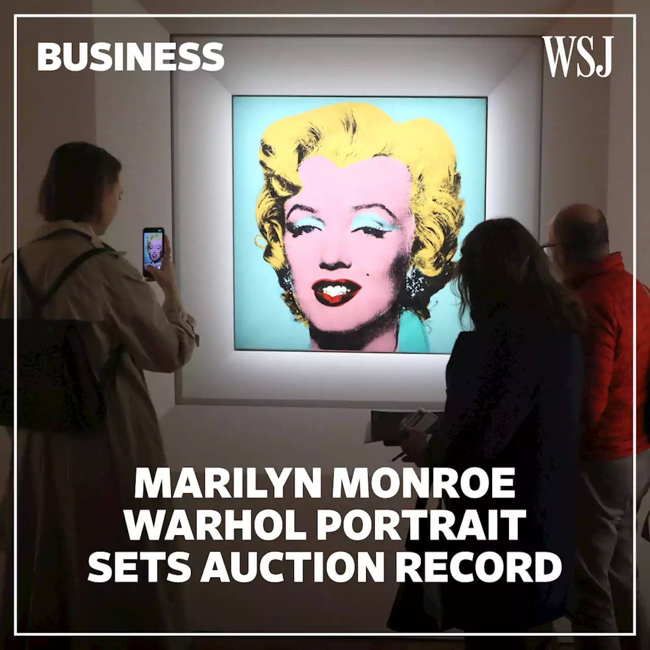 Warhol’s Marilyn Portrait Sets Record With $195 Million at Christie’s