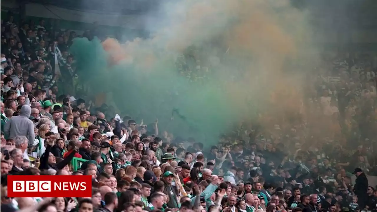 Six arrested as Celtic fans celebrated title win