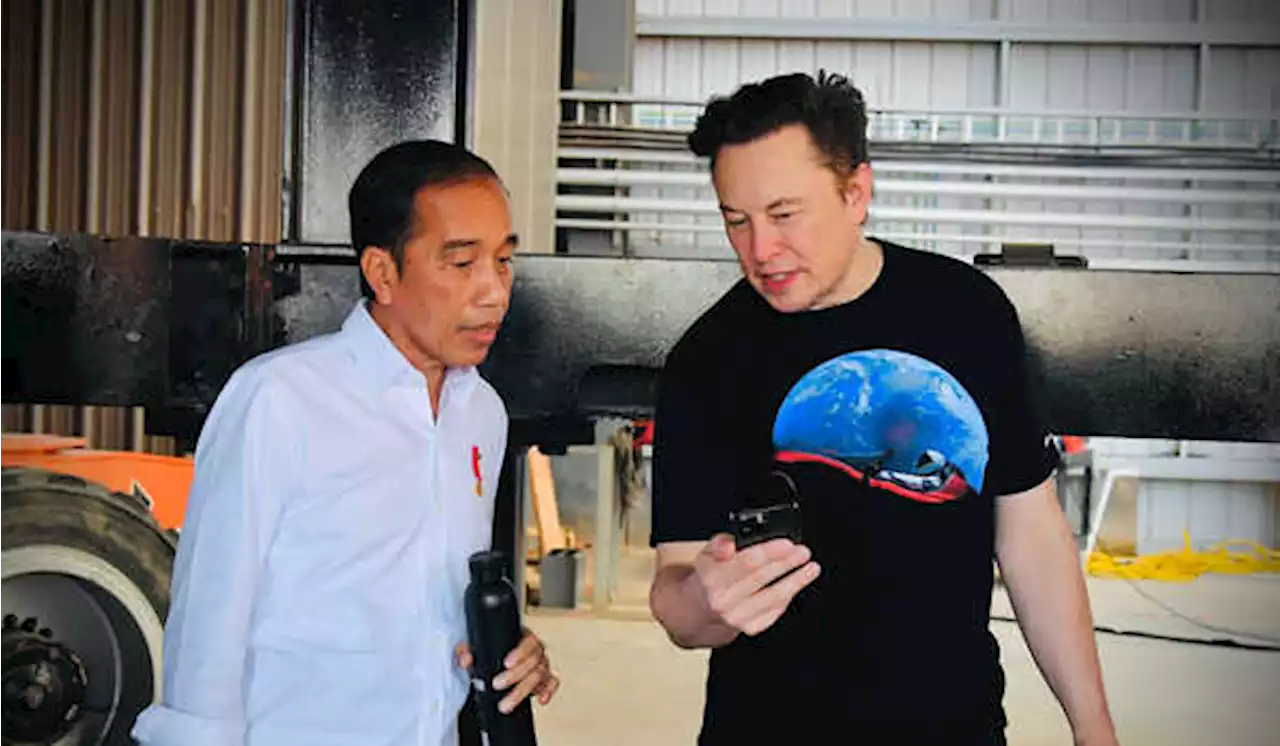 Ke Markas SpaceX, Jokowi Puji Elon Musk Super Genius