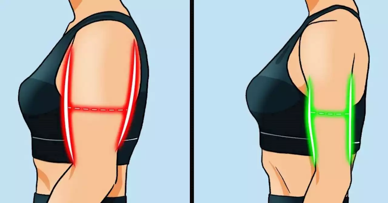 8 effective exercises to lose arm fat fast in just 10 minutes at home