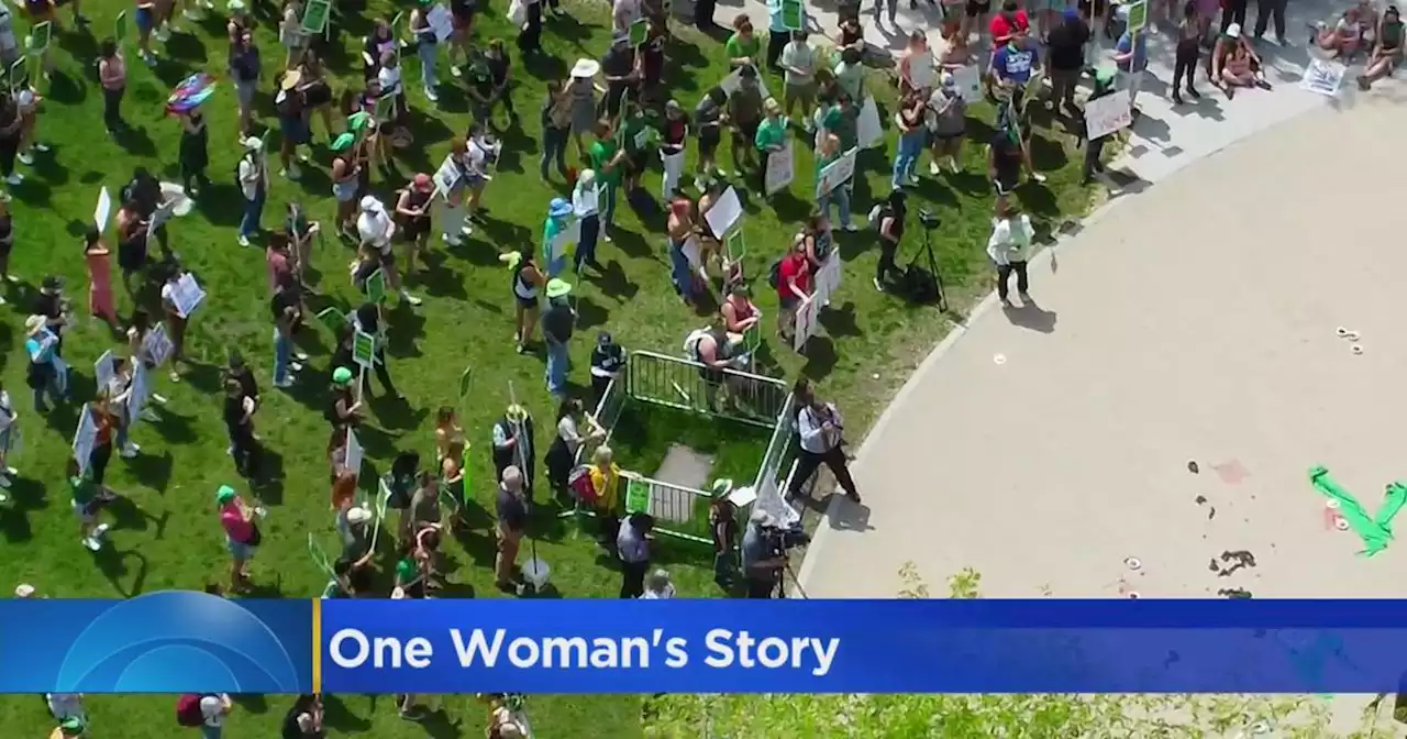 Hundreds flood Millennium Park pushing for abortion rights