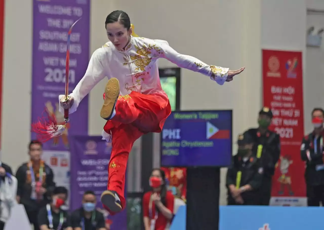 Wong wins gold in wushu at SEA Games