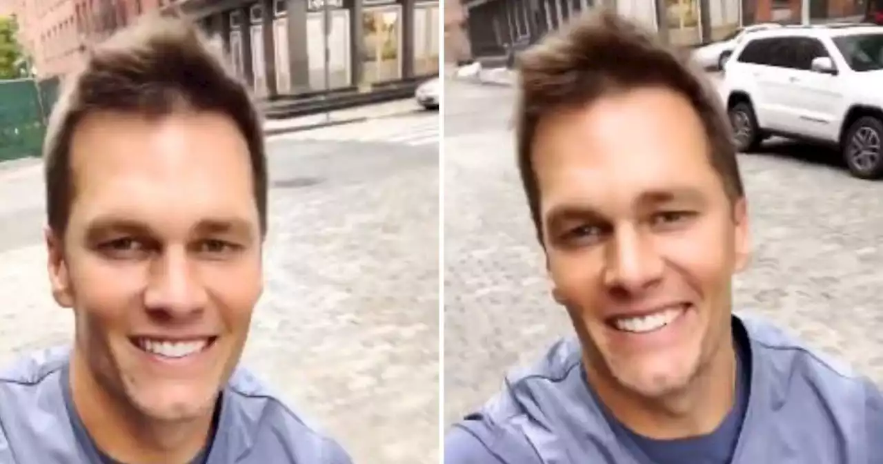 Tom Brady salió a andar en bici y se hizo viral: 'La mejor mañana de mi vida'