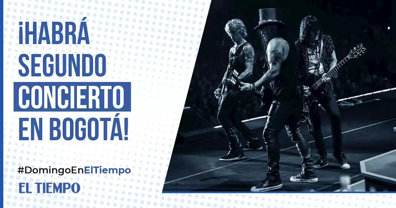 Oficial: Guns N' Roses tendrá segunda fecha en El Campín de Bogotá