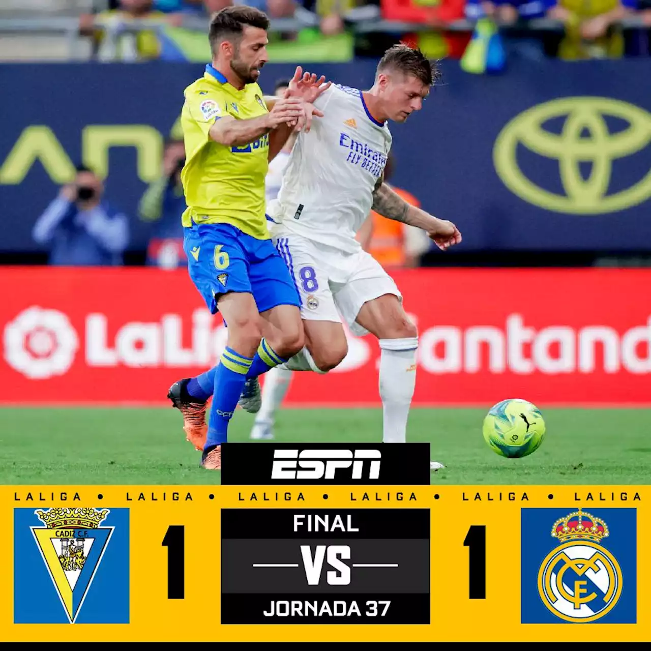 Cádiz vs. Real Madrid - Comentario del Partido - 15 mayo, 2022 - ESPN