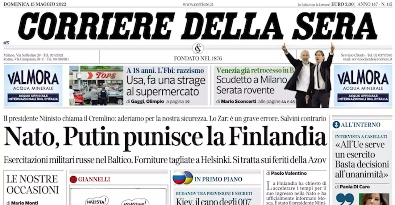 Le prime pagine di oggi - Il Post