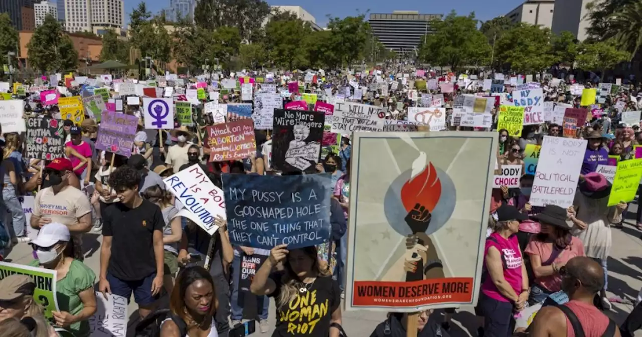 ‘My body my choice’: Thousands rally across US for abortion rights | Malay Mail