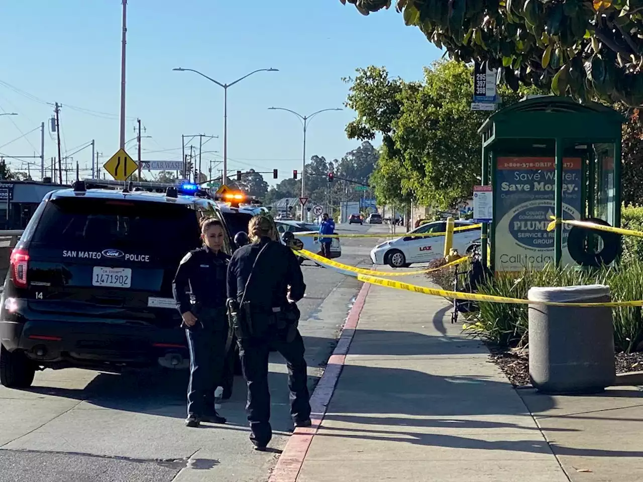 Homicide victim found at San Mateo bus stop, police say