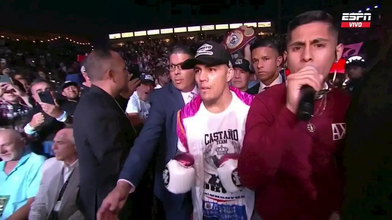 Así fue la entrada de Brian Castaño para la revancha contra Jermell Charlo