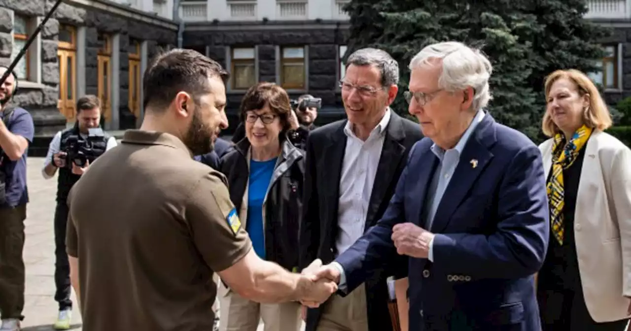 McConnell leads GOP delegation to meet with Zelenskyy in Ukraine