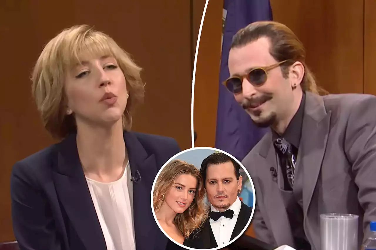 ‘SNL’ mocks Johnny Depp-Amber Heard trial and the ‘boo-boo’ in the bed