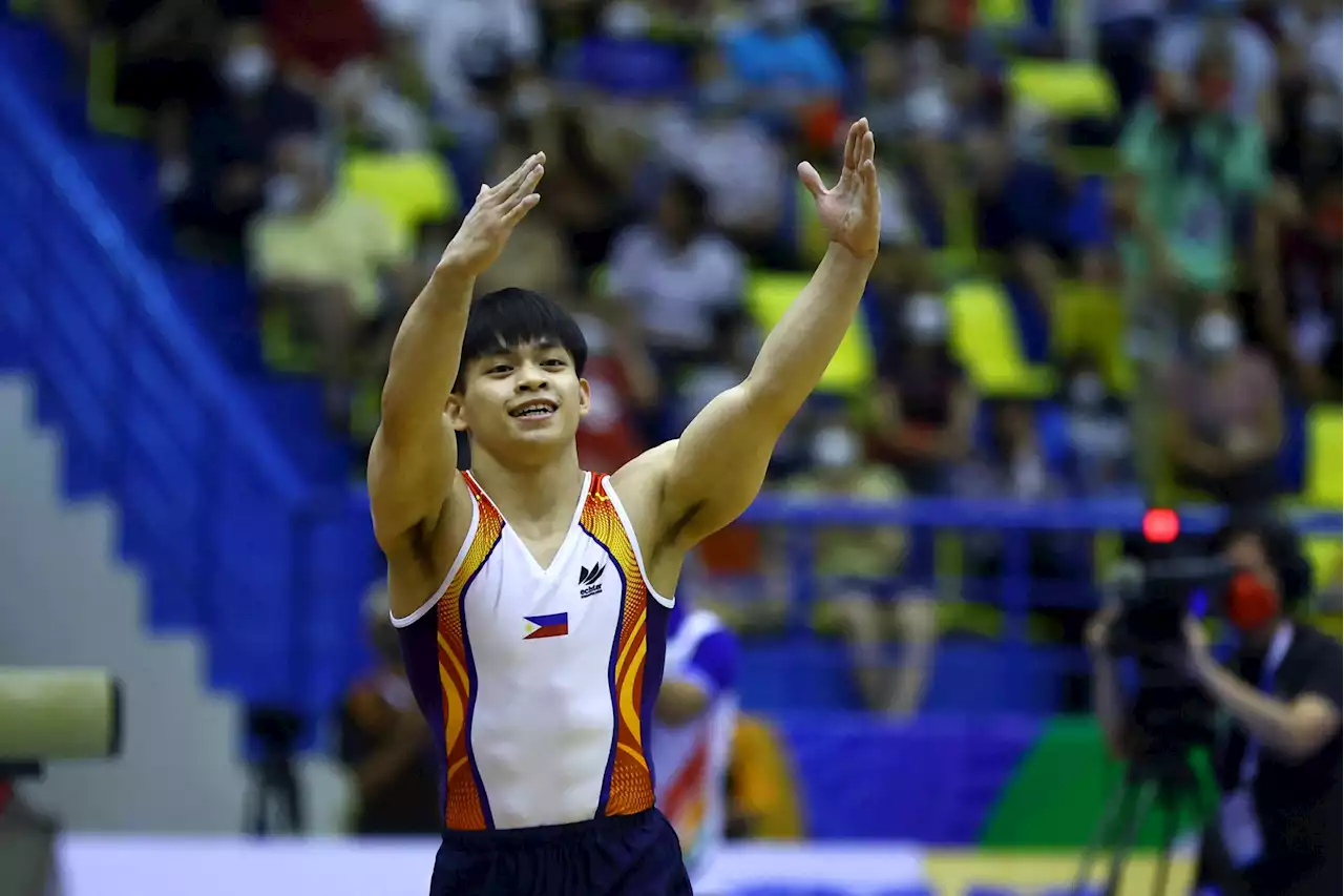 Carlos Yulo avenges pommel horse crash, grabs SEA Games still rings gold